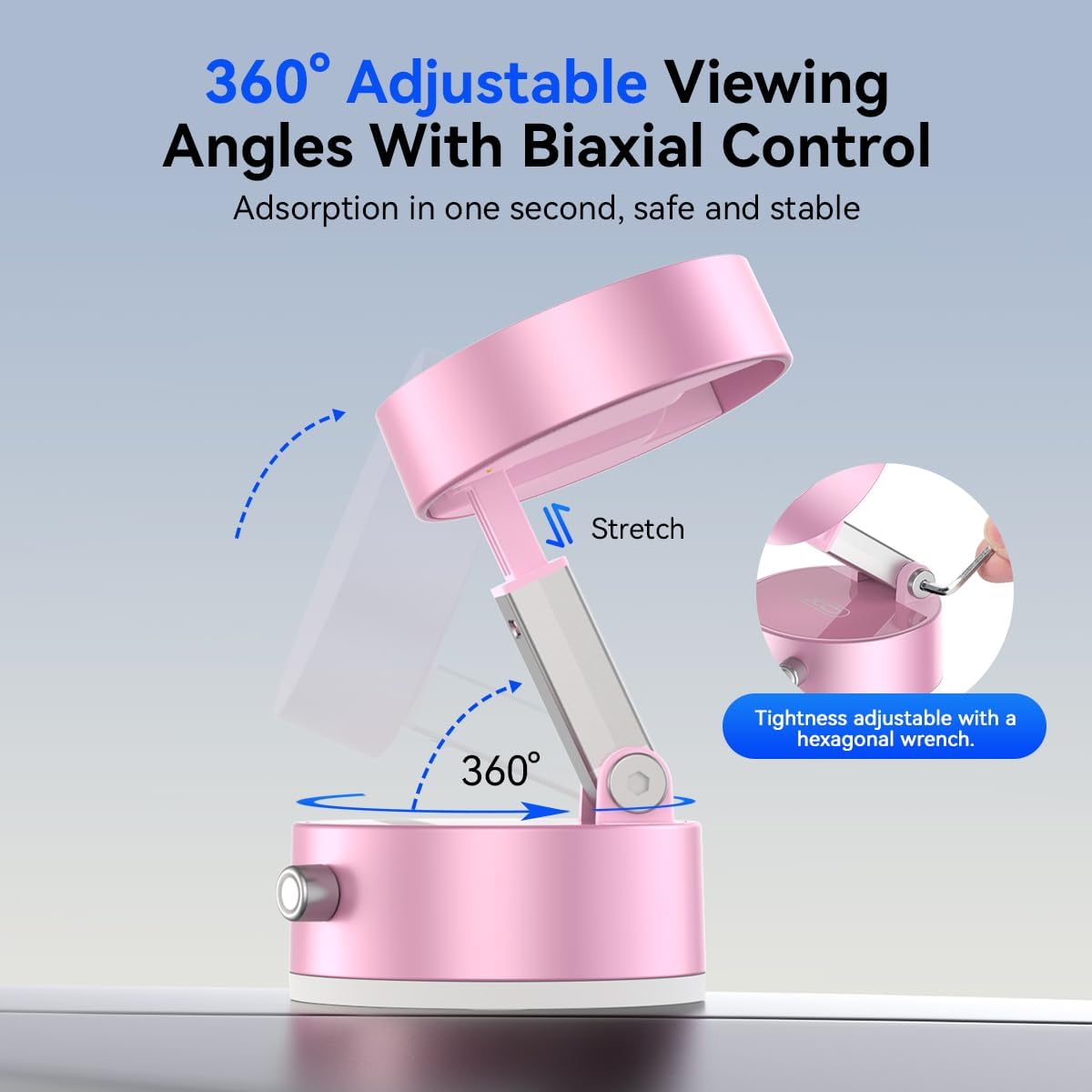 Vacuum Magnetic Car Phone Holder