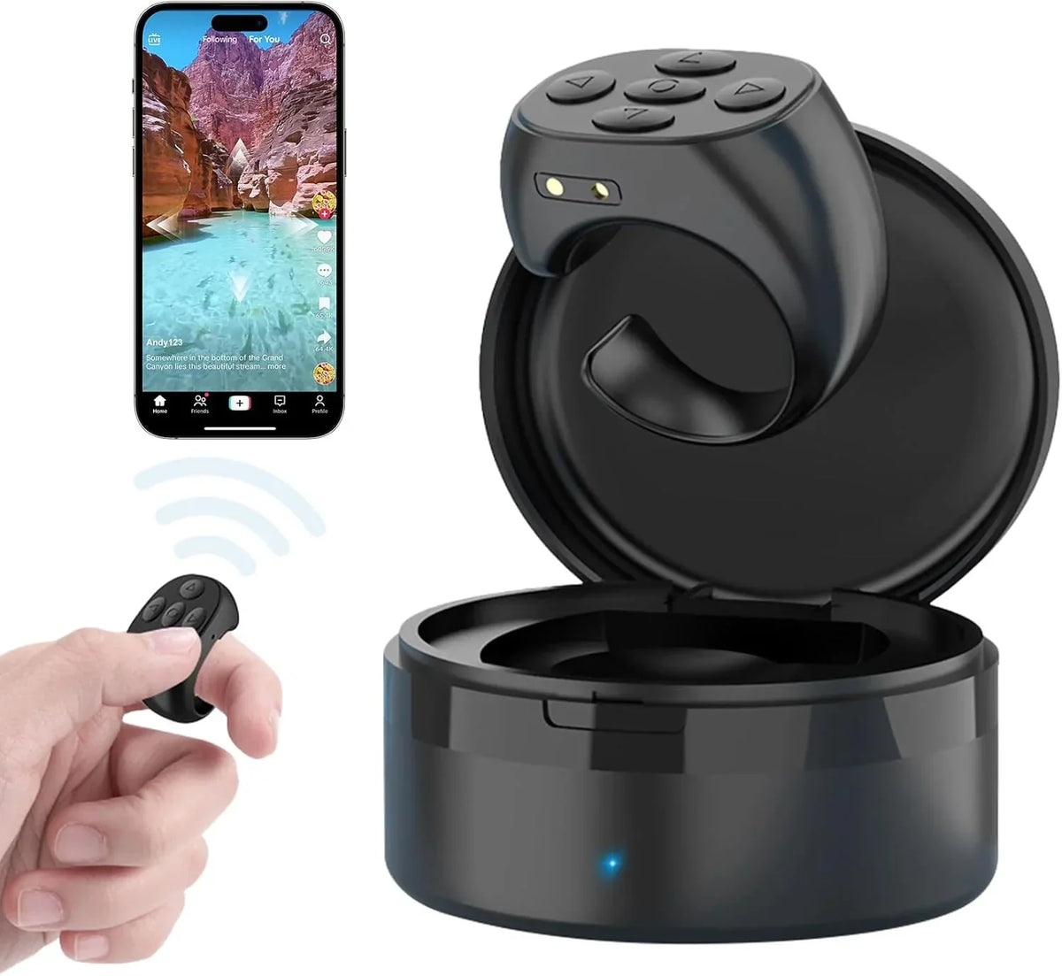 Wireless Bluetooth Remote Control Ring